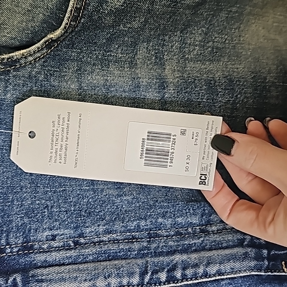 Levi's 502 Taper jeans sz 50 x 30 big and tall new with tags MP19 - Picture 3 of 7